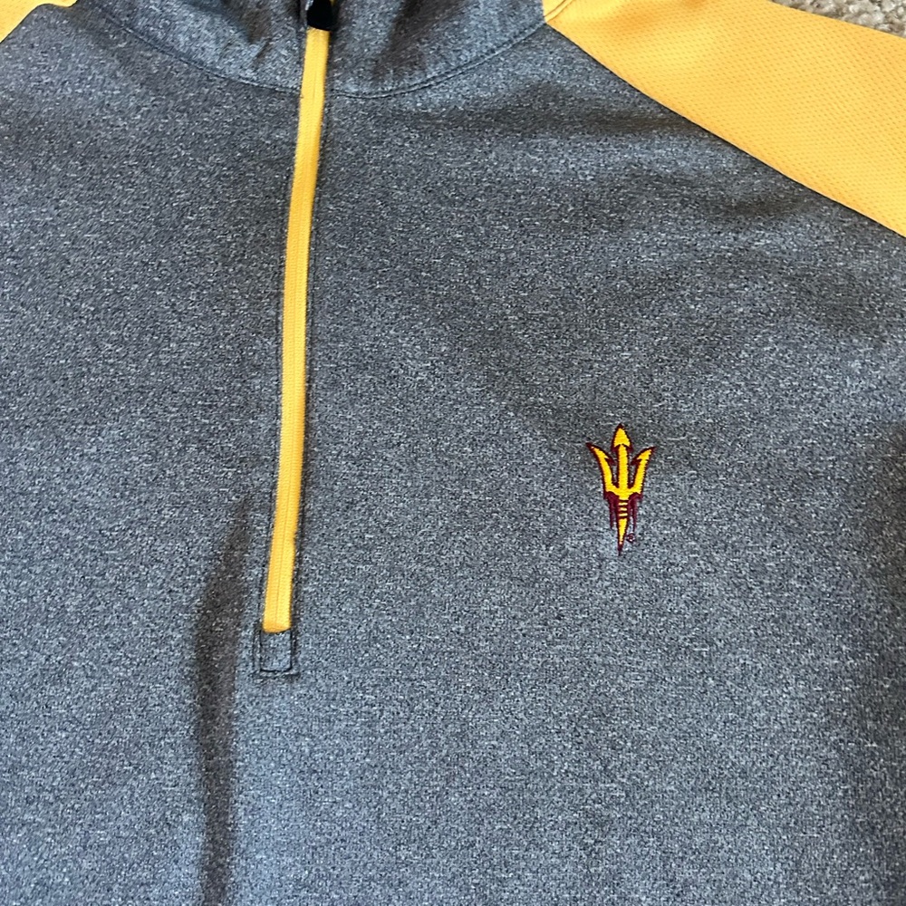 Ping Charcoal and Yellow Arizona State Performance Pullover Men’s XXL - Picture 5 of 8